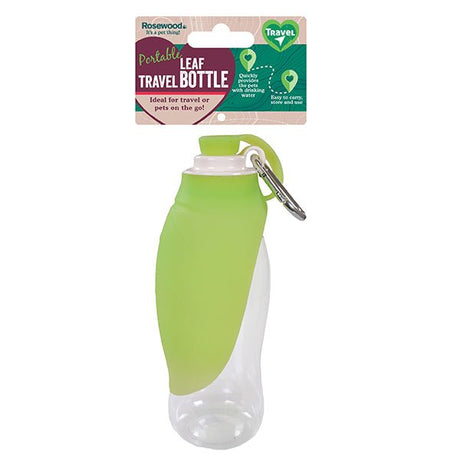 Rosewood Portable Leaf Travel Water Bottle, Rosewood,