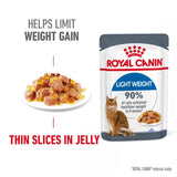 Royal Canin Light Weight Care Thin Slices In Jelly Adult Wet Cat Food 12 x 85g, Royal Canin,