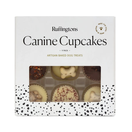 Ruffingtons Canine Cupcakes Artisan Dog Treats, Ruffingtons, 4 x 9 Pack