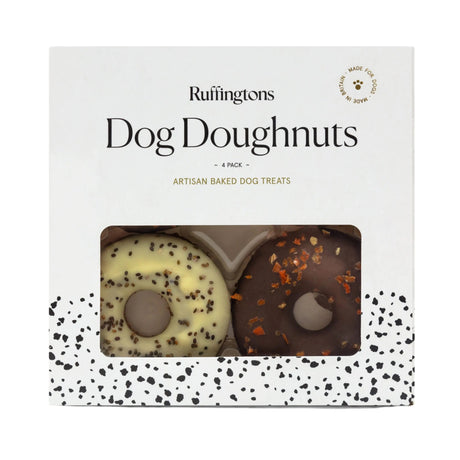 Ruffingtons Dog Doughnuts Artisan Dog Treats - 4 Pack x 4, Ruffingtons,