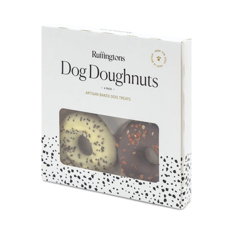 Ruffingtons Dog Doughnuts Artisan Dog Treats - 4 Pack x 4, Ruffingtons,