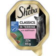 Sheba Classics Adult Cat Food Salmon in Terrine Tray - 22 x 85g, Sheba,