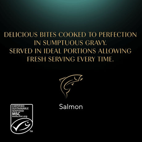 Sheba Perfect Portions Salmon in Pate Adult Wet Cat Food Trays - 8 x (6x37.5g), Sheba,