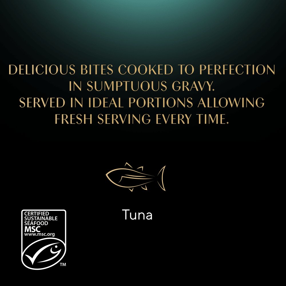 Sheba Perfect Portions Tuna in Gravy Adult Wet Cat Food Trays - 8 x (6x37.5g), Sheba,