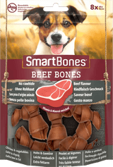 SmartBones Beef Bones Mini Dog Treats - 8 Pieces x 7, SmartBones,