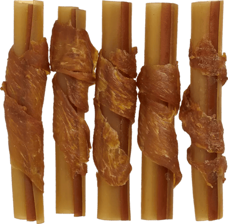 SmartBones Chicken Wrapped Sticks Medium Dog Treats - 5 Pieces x 10, SmartBones,