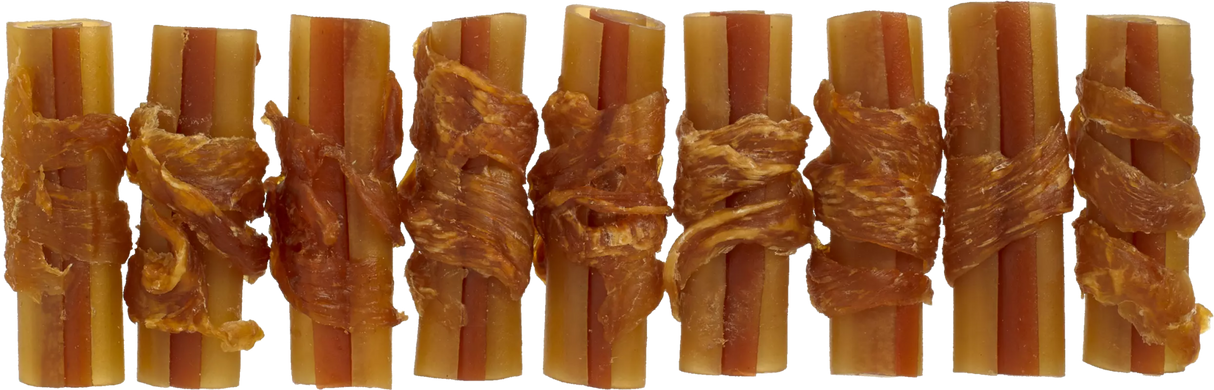 SmartBones Chicken Wrapped Sticks Mini Dog Treats - 9 Pieces x 8, SmartBones,