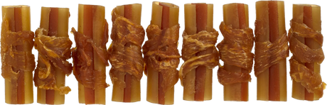 SmartBones Chicken Wrapped Sticks Mini Dog Treats - 9 Pieces x 8, SmartBones,