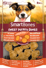SmartBones Sweet Potato Mini Dog Treats - 7 x 8 Pieces, SmartBones,