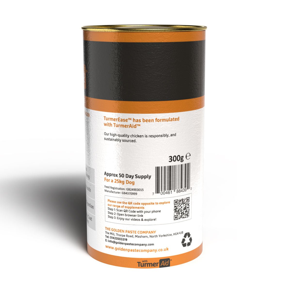 The Golden Paste Co. TurmerEase Turmeric Pet Joint Supplement, The Golden Paste Co,