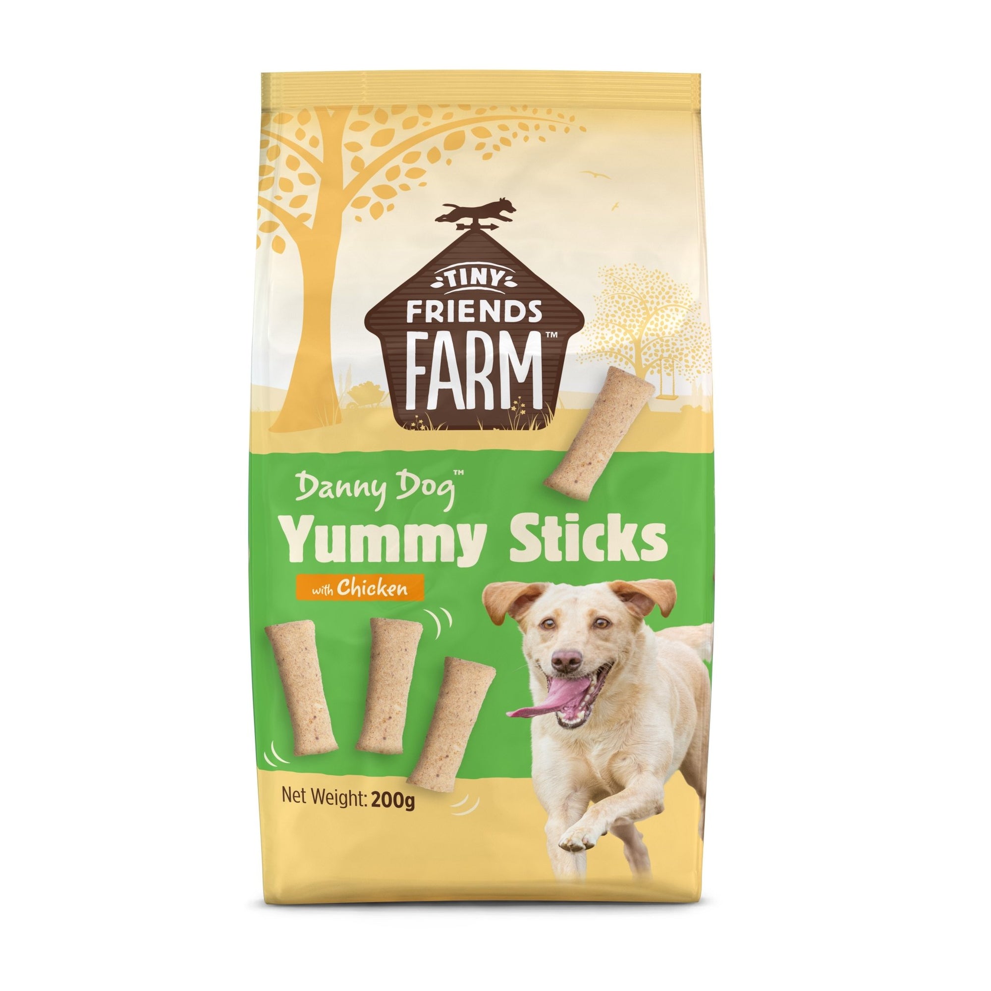 Tiny Friends Farm Dolly Dog Yummy Sticks with Chicken & Veg Dog Treats 6x200g, Supreme Pet Foods,
