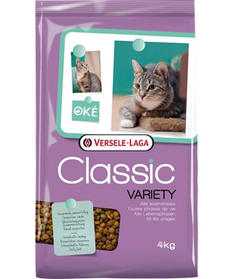 Versele Laga Classic Variety Cat Dry Food, Versele Laga, 4 x 4kg