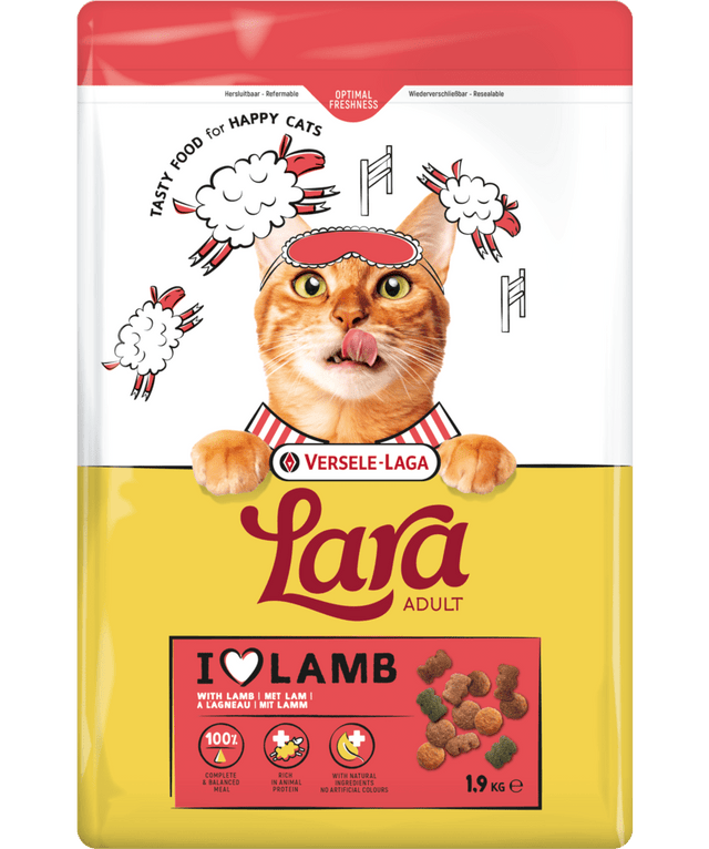 Versele - Laga Lara Adult Cat Lamb Dry Food - 7.6 kg, Versele Laga,