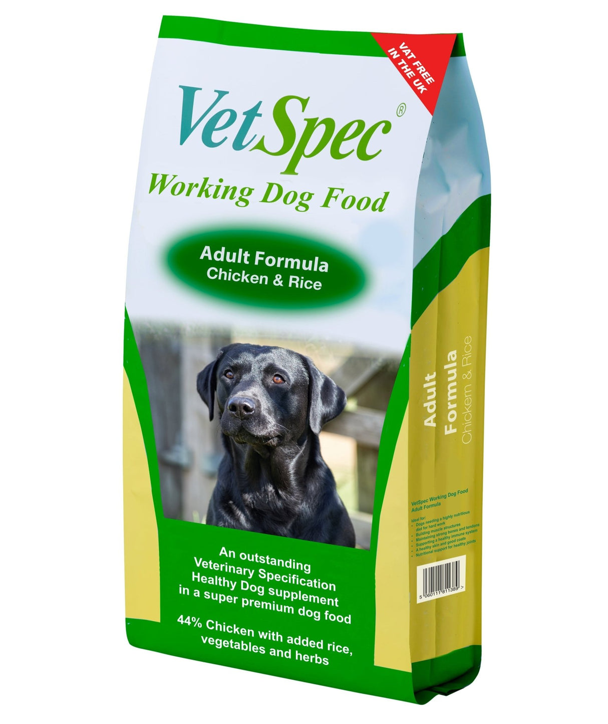 VetSpec Working Dog Adult Chicken 15 kg, VetSpec,