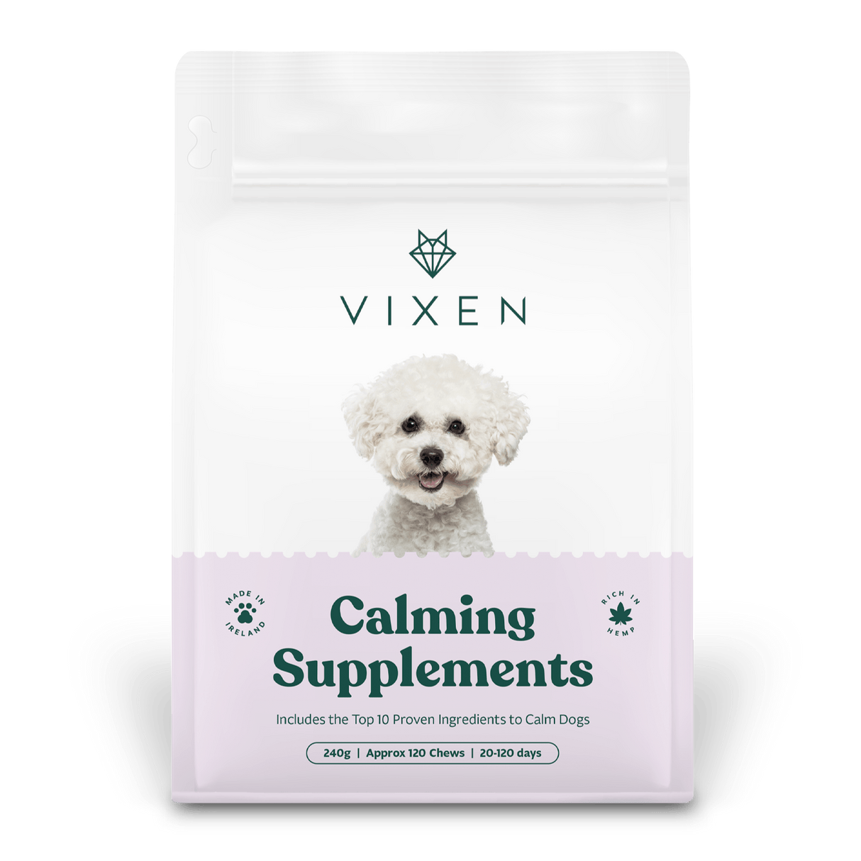 Vixen Dog Calming Supplement Chews, Vixen,