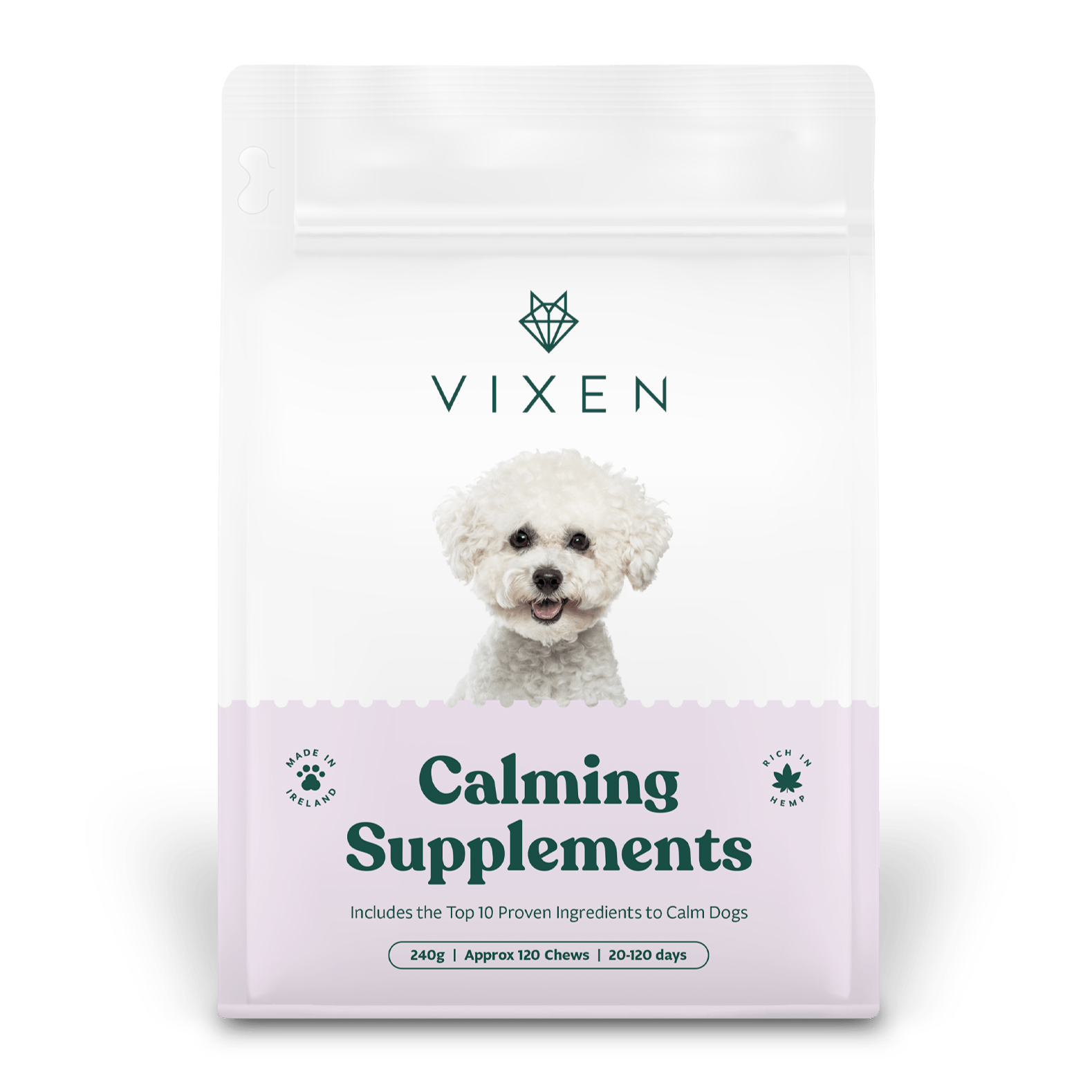 Vixen Dog Calming Supplement Chews, Vixen,