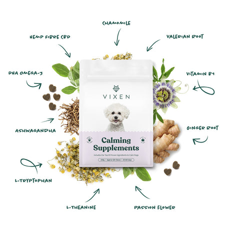 Vixen Dog Calming Supplement Chews, Vixen,