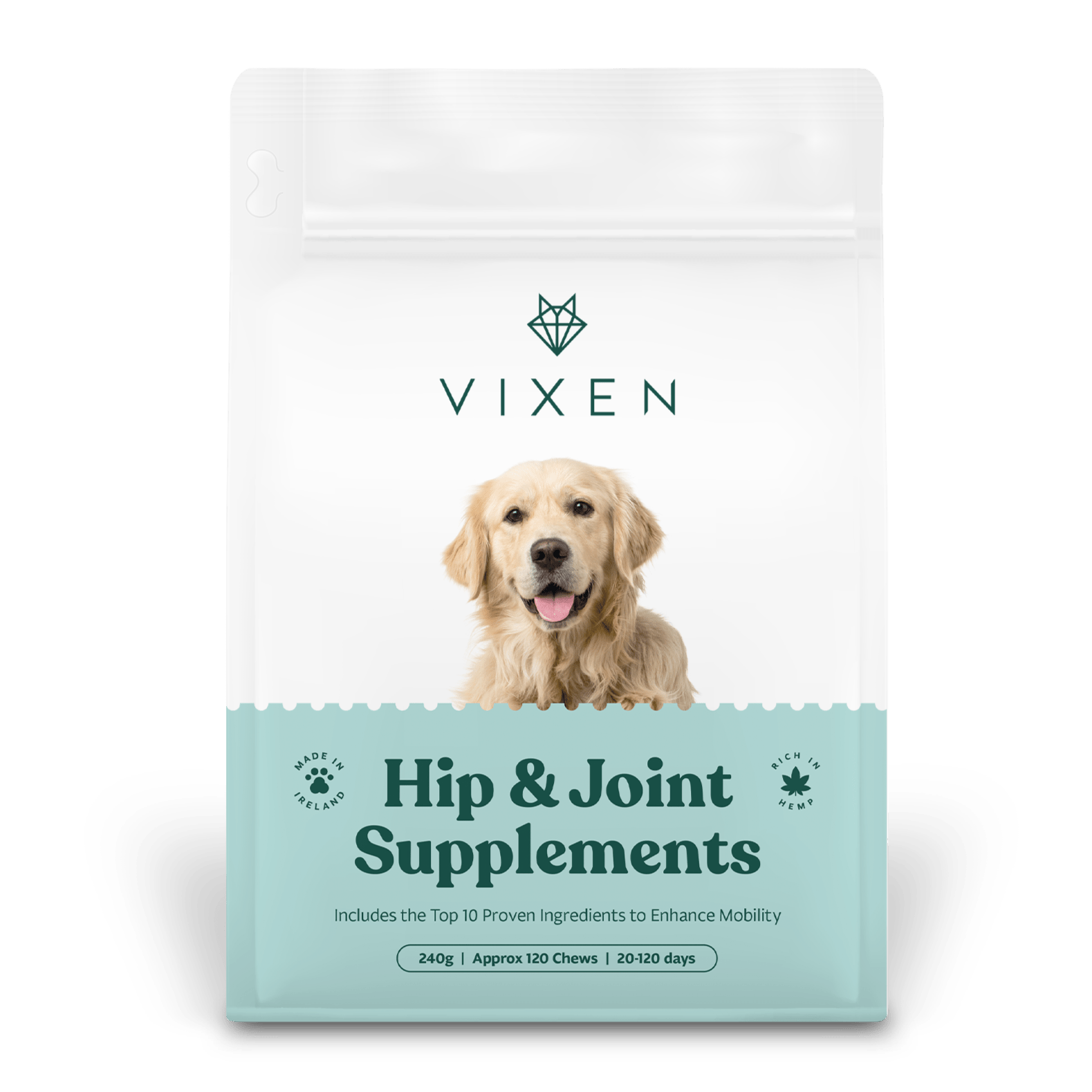 Vixen Hip & Joint Supplement Chews for Dogs, Vixen,