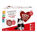 Webbox Complete Mixed Selection in Jelly Wet Cat Food - 48 x 100g Pouches, Webbox,