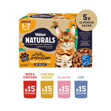 Webbox Naturals Adult Cat Meat & Fish Selection in Jelly 5x (12x100g), Webbox,