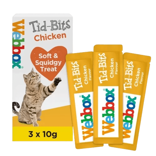 Webbox Tid Bits Chicken Cat Treats 12 x 30g, Webbox,