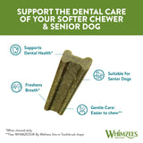 Whimzees Soft Daily Dental Treats for Dogs, Whimzees, M x 6 Bags