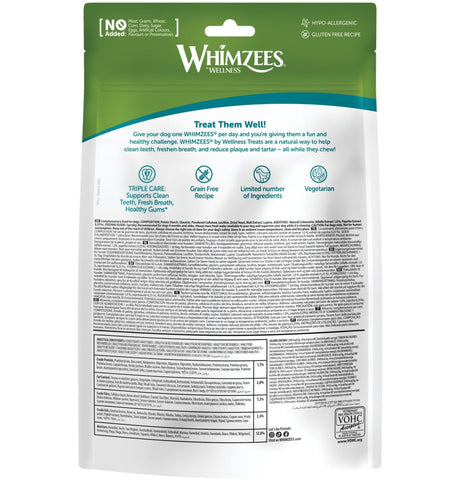 Whimzees Toothbrush Small Dog Dental Treat - 6 x 24 Bags, Whimzees,