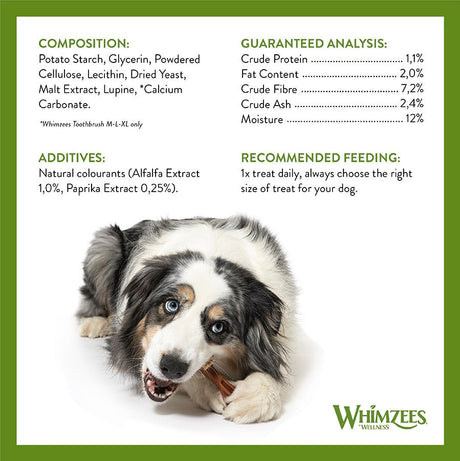 Whimzees Variety Pack Medium Size Dog Treats - 28 Pieces, Whimzees,