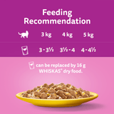 Whiskas 1+ Chicken in Jelly Pouches Adult Wet Cat Food - 28 x 85g, Whiskas,