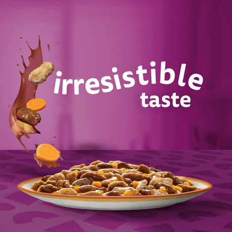 Whiskas 1+ Country Collection Adult Wet Cat Food Pouch in Gravy - 48 x 85g, Whiskas,