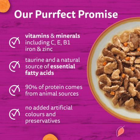 Whiskas 1+ Country Collection Adult Wet Cat Food Pouch in Gravy - 48 x 85g, Whiskas,