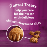 Whiskas Dentabites Adult Cat Treats with Chicken - 6 x 40g, Whiskas,