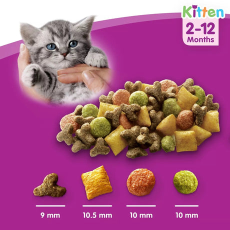 Whiskas Dry 2 - 12 Month Kitten Chicken, Whiskas, 7 kg