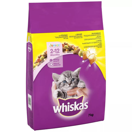 Whiskas Dry 2 - 12 Month Kitten Chicken, Whiskas, 7 kg