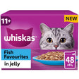 Whiskas Senior 11+ Fish Favourites in Jelly Wet Cat Food Pouches 4x (12x85g), Whiskas,