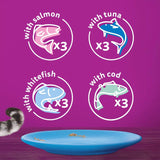 Whiskas Senior 7+ Fish Favourites in Jelly Cat Food 4x (12x85g), Whiskas,