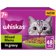 Whiskas Senior 7+ Mixed Menu in Gravy 4x (12x85g), Whiskas,