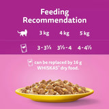 Whiskas Senior 7+ Poultry Feasts Wet Cat Food Pouches in Jelly, Whiskas, 80 x 85g