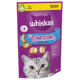 Whiskas Temptations with Salmon Adult Cat Treats - 6 x 60g, Whiskas,