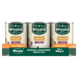 Winalot Chicken in Jelly Wet Dog Food Cans - 12 x 400g, Winalot,