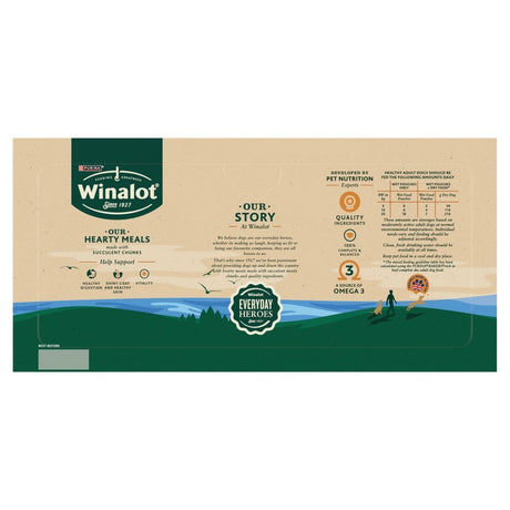 Winalot Friday Suppers Fish Variety in Gravy Wet Dog Food Pouches, Winalot, 40 x 100g