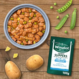 Winalot Friday Suppers Fish Variety in Gravy Wet Dog Food Pouches, Winalot, 4x (12x100g)