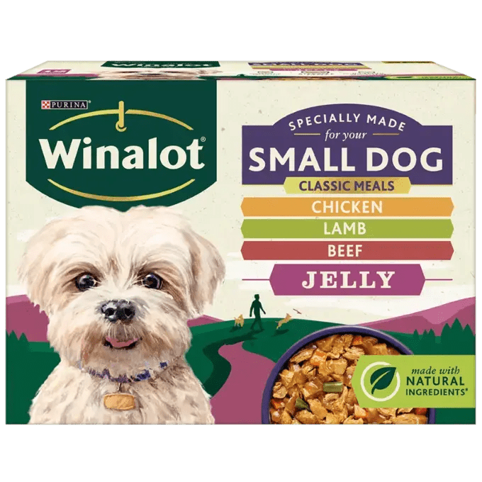 Winalot Small Dog Mixed in Jelly Wet Dog Food Pouches - 48 x 100g, Winalot,