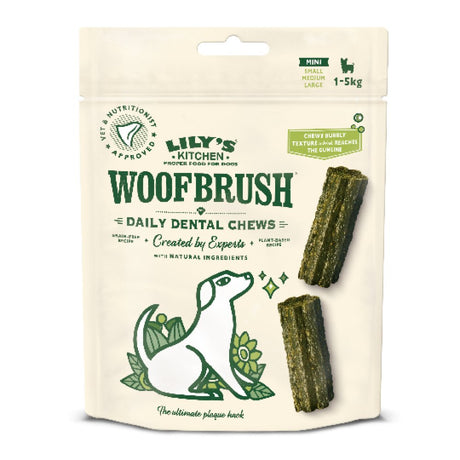 Woofbrush Dental Chew Mini Multipack 7 x 130g, Lily's Kitchen,