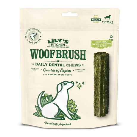 Woofbrush Medium Dental Chew - 5 x Multipacks, Lily's Kitchen,