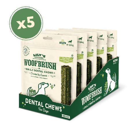 Woofbrush Medium Dental Chew - 5 x Multipacks, Lily's Kitchen,