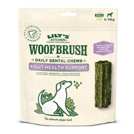 Woofbrush Small Dog Gut Health Dental Chew - 5 x Multipacks, Lily's Kitchen,