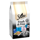 Sheba Fresh & Fine Adult Salmon & Tuna in Jelly Pouches - 48 x 50g