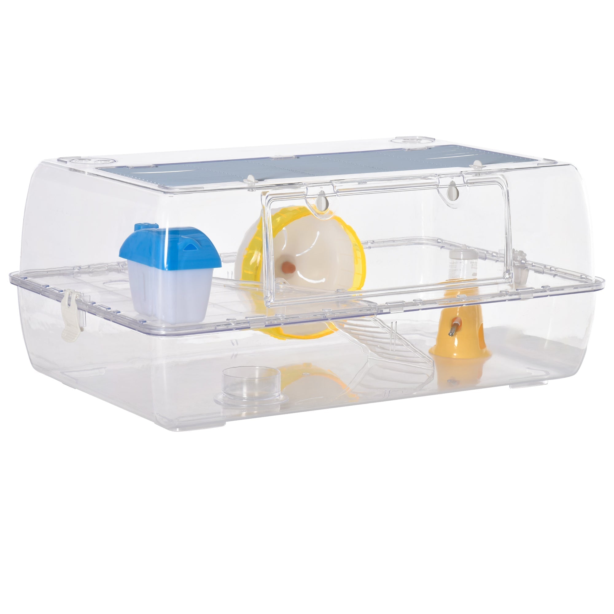 2-Story Portable Hamster Cage with Accessories, PawHut,