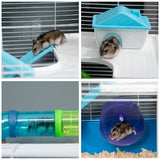 5-Level Spacious Hamster & Gerbil Cage with Accessories, PawHut,